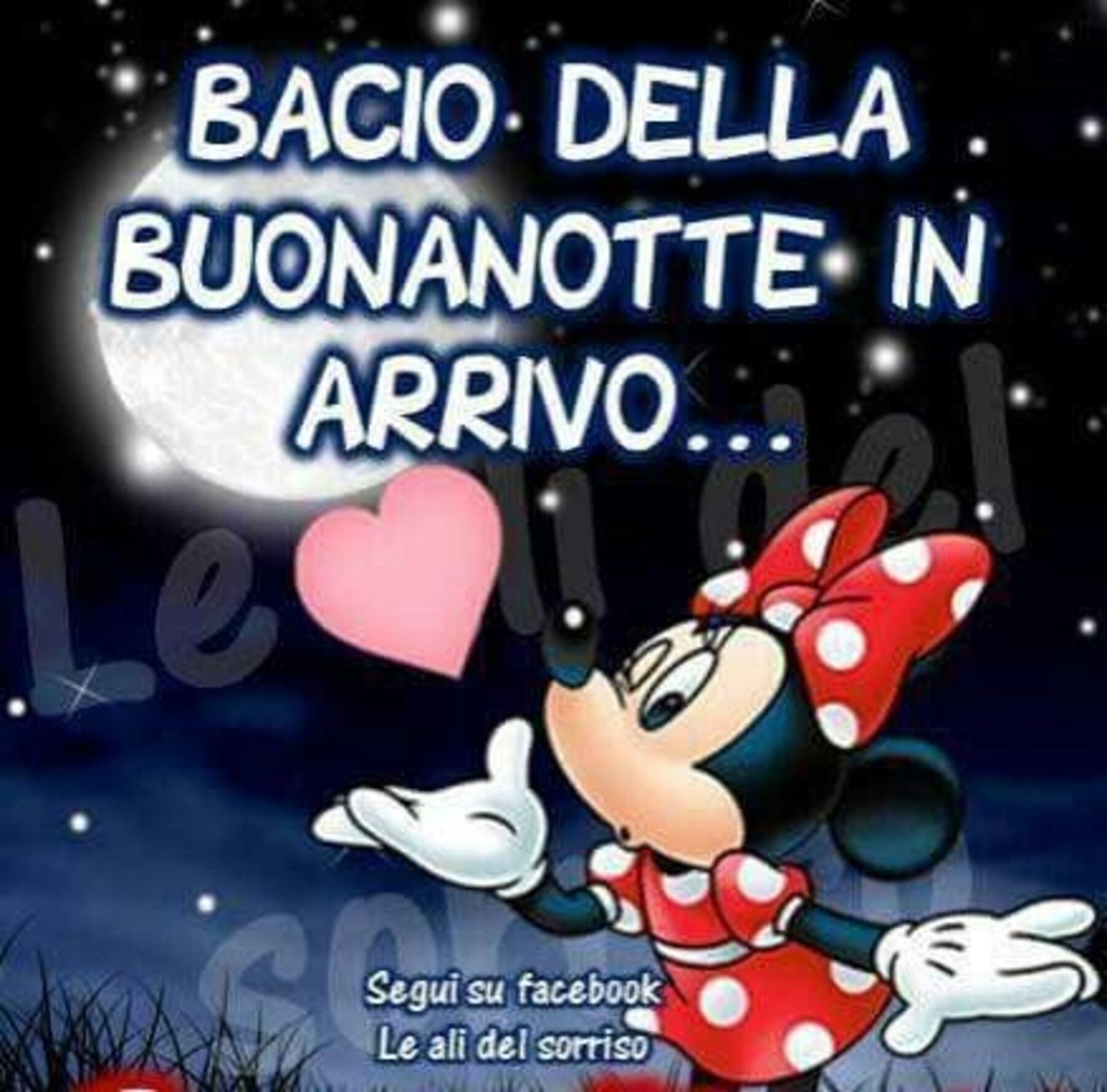 Bacio della buonanotte in arrivo