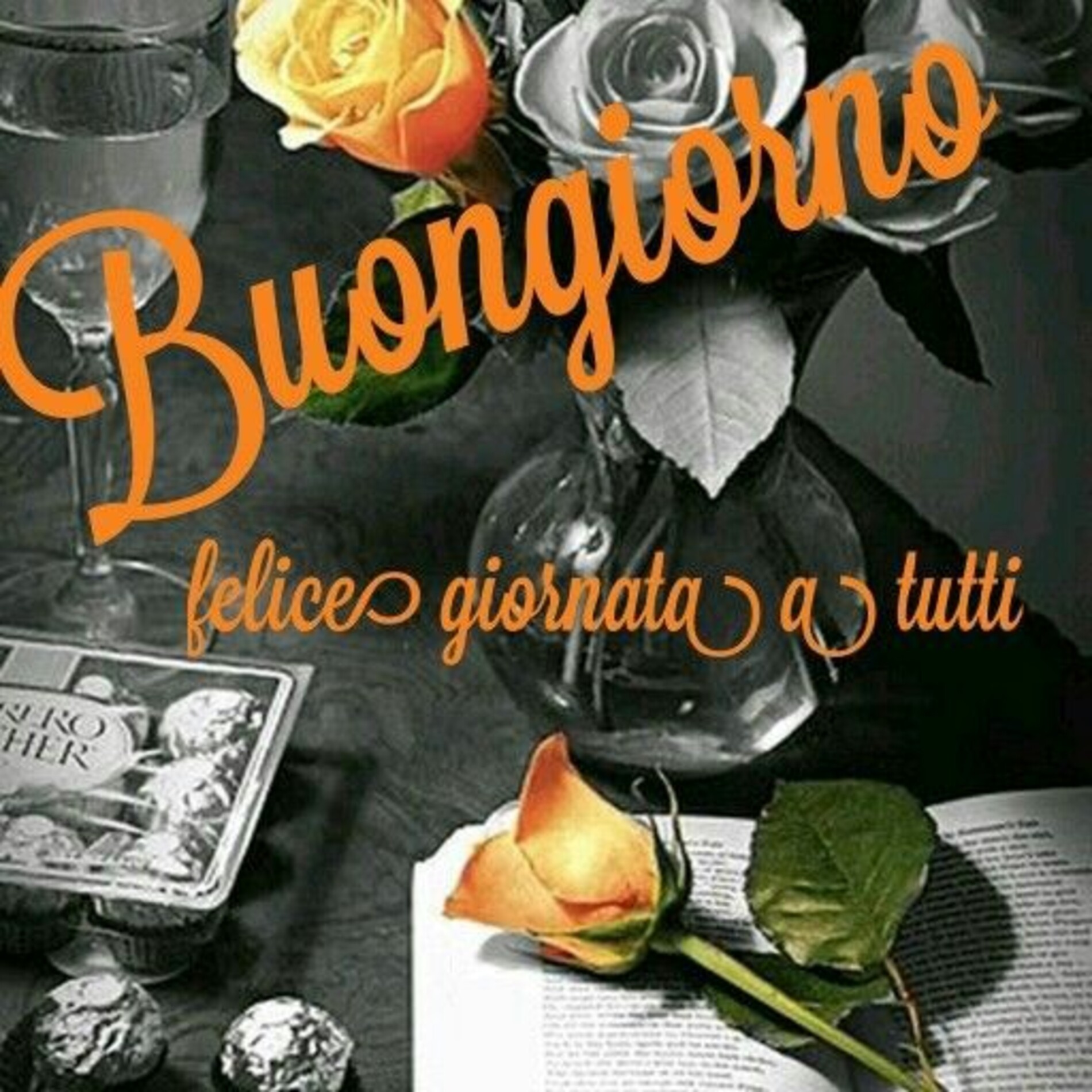 Buongiorno felice giornata a tutti