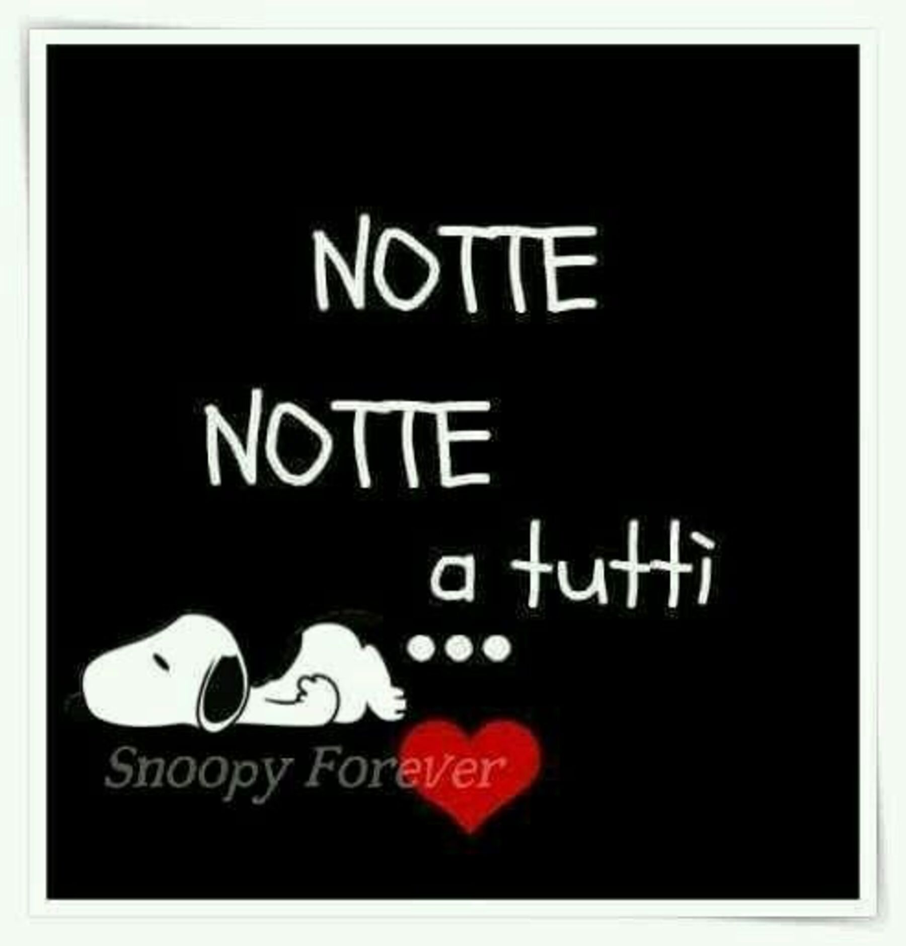 Notte notte a tutti