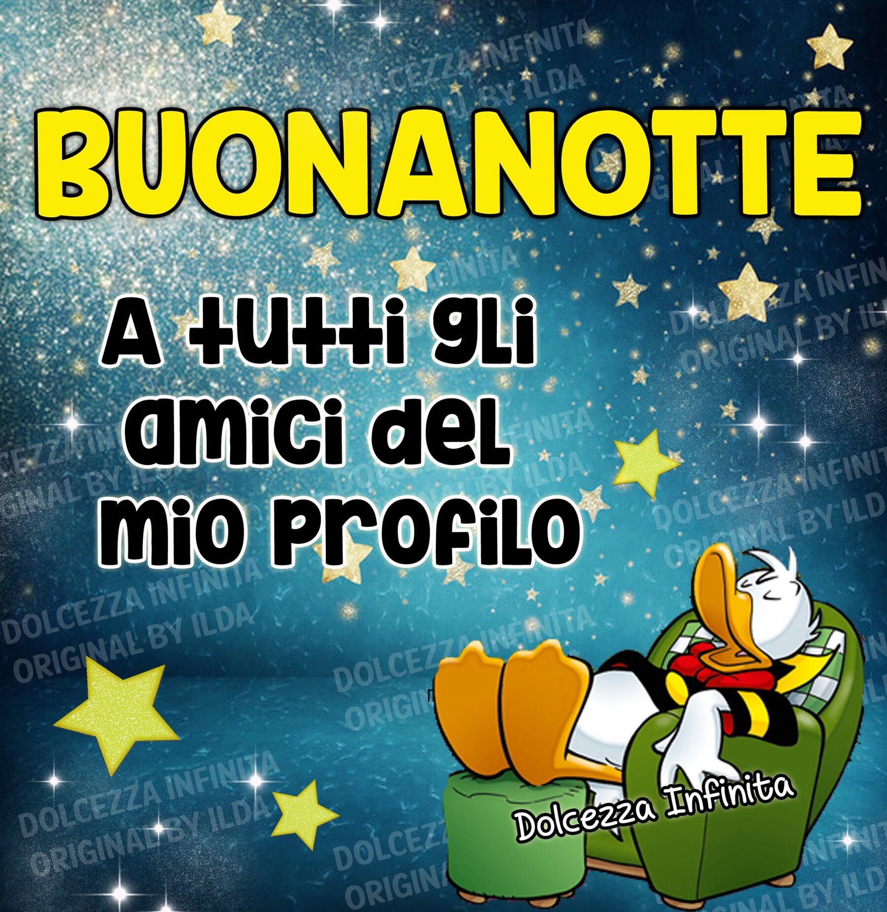 Buonanotte a tutti gli amici del mio profilo