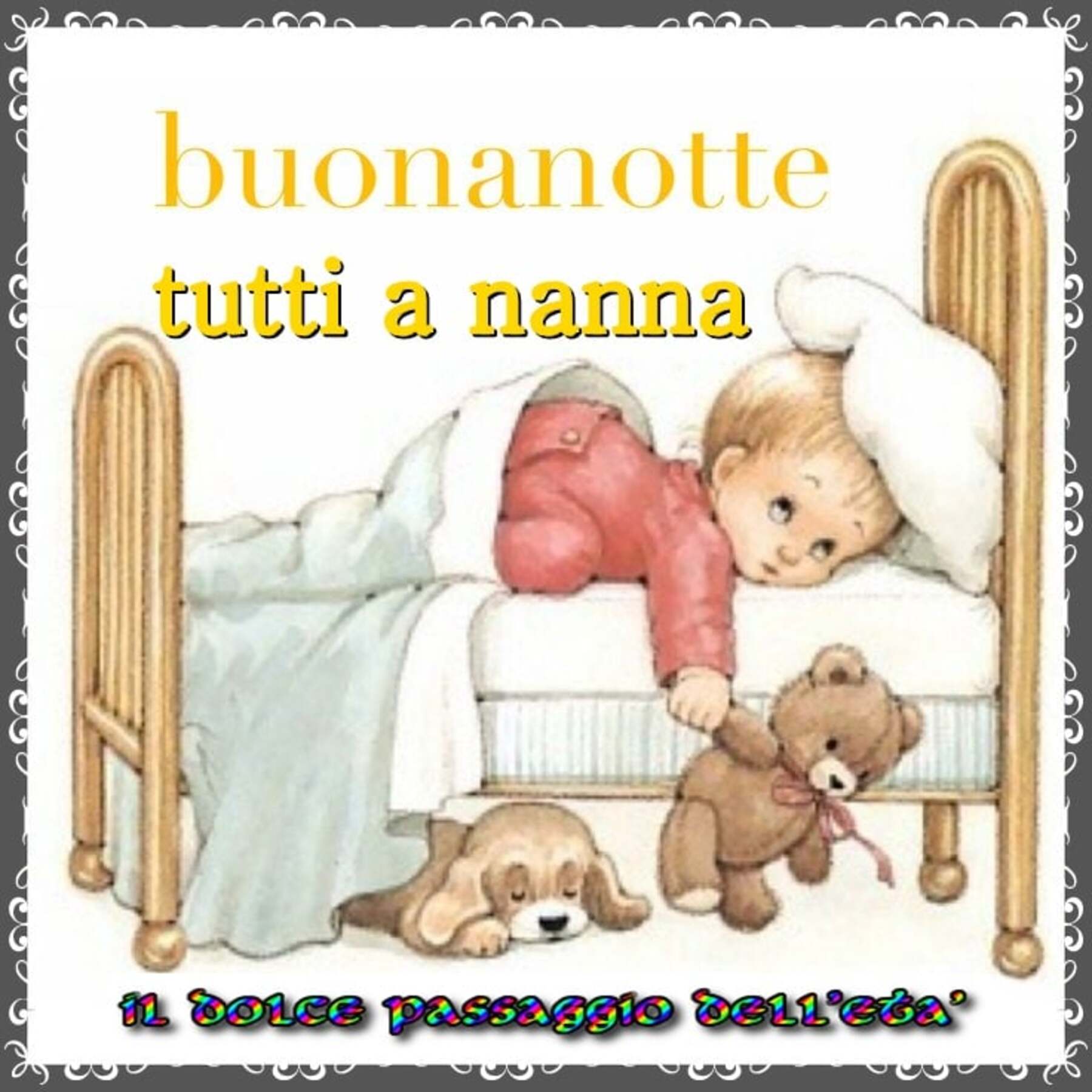 Che stanchezza buonanotte 6