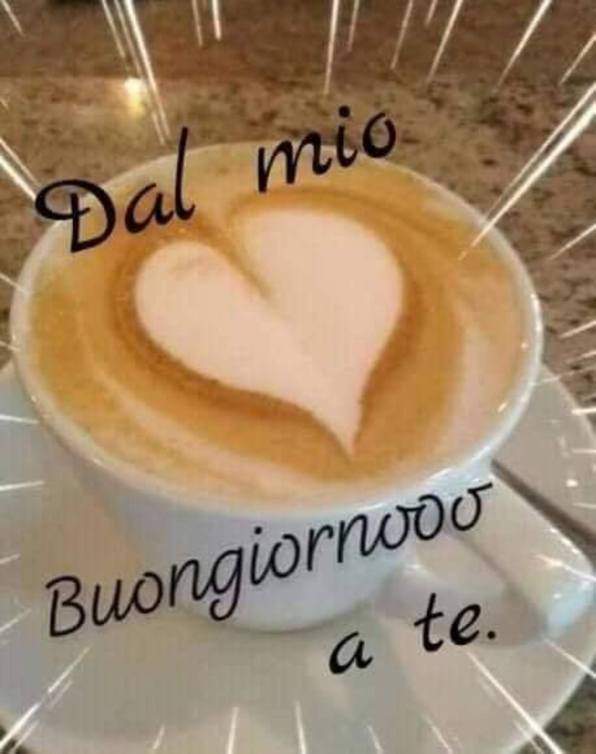 Dal mio cuore buongiorno a te