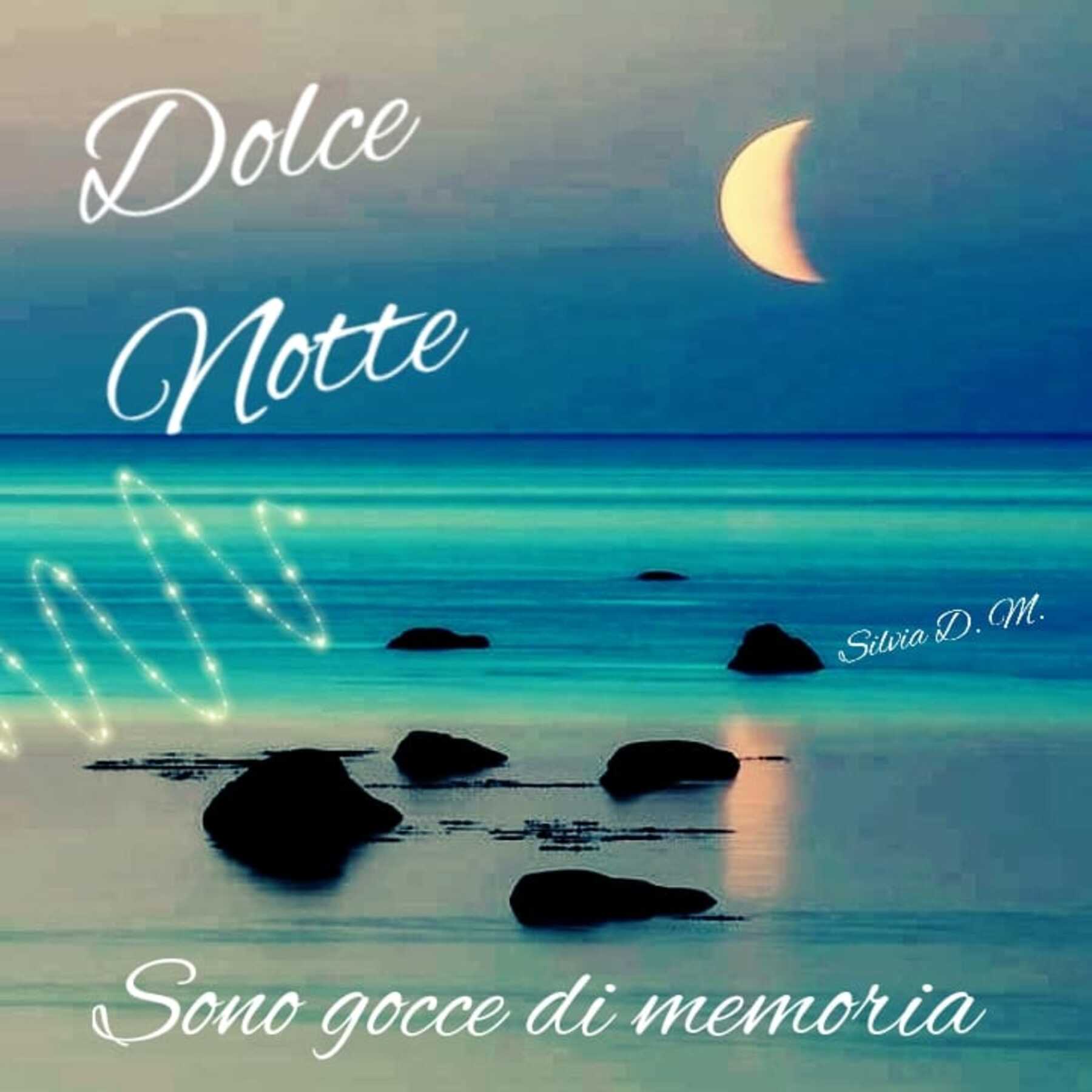 Dolce notte sono gocce di memoria