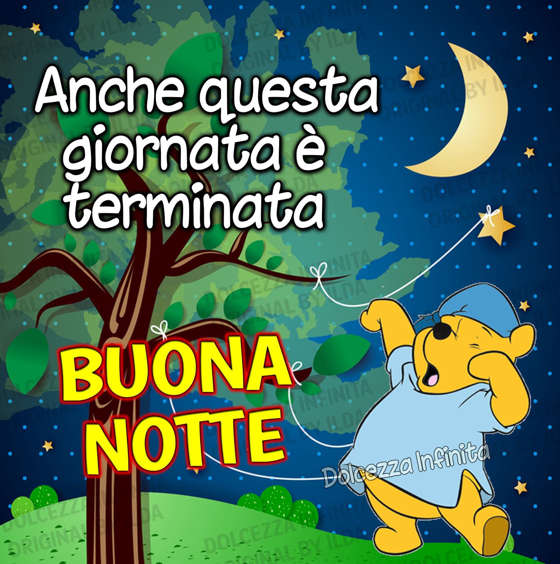 E anche questa giornata è terminata buona notte