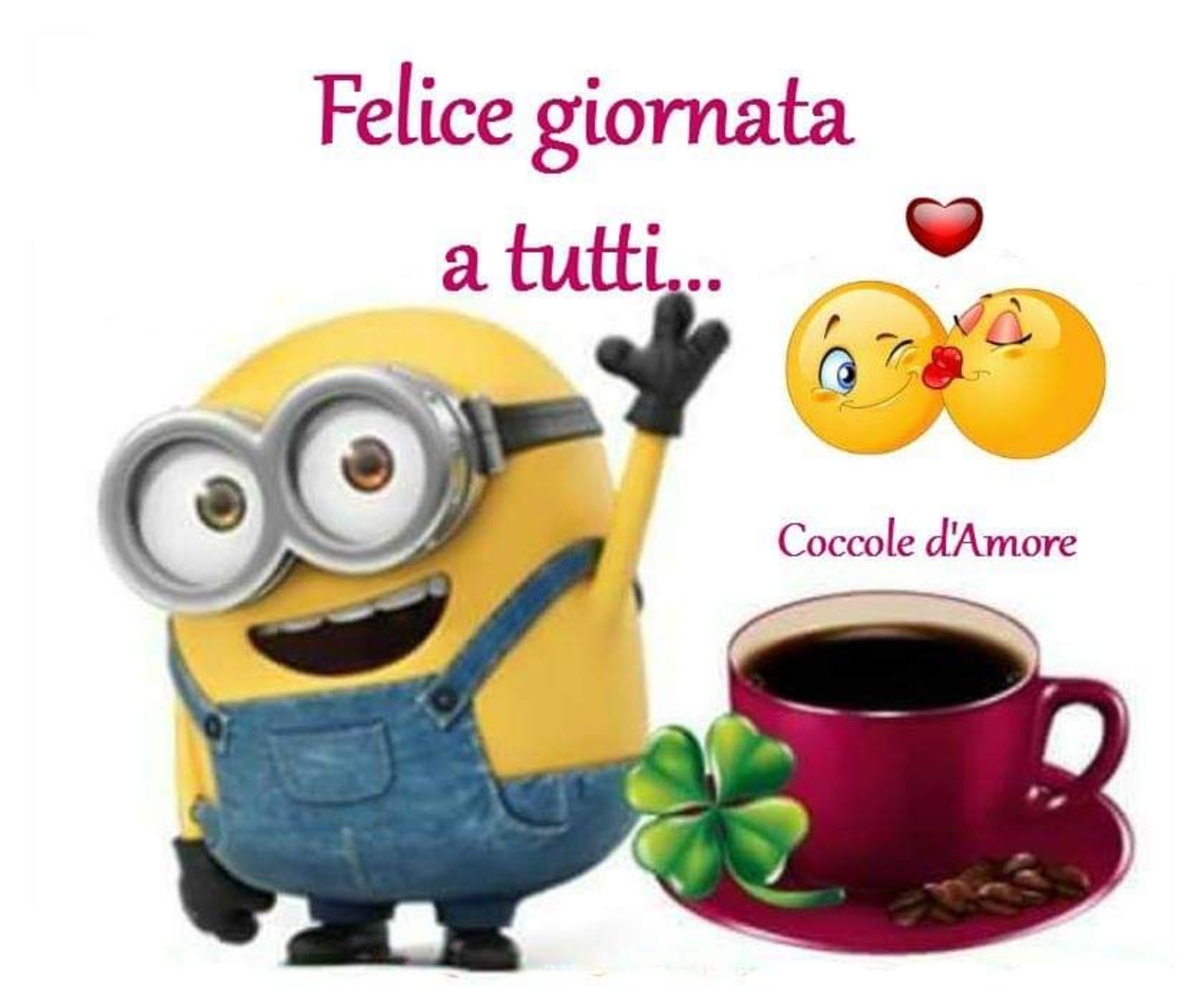 Felice giornata a tutti Minions