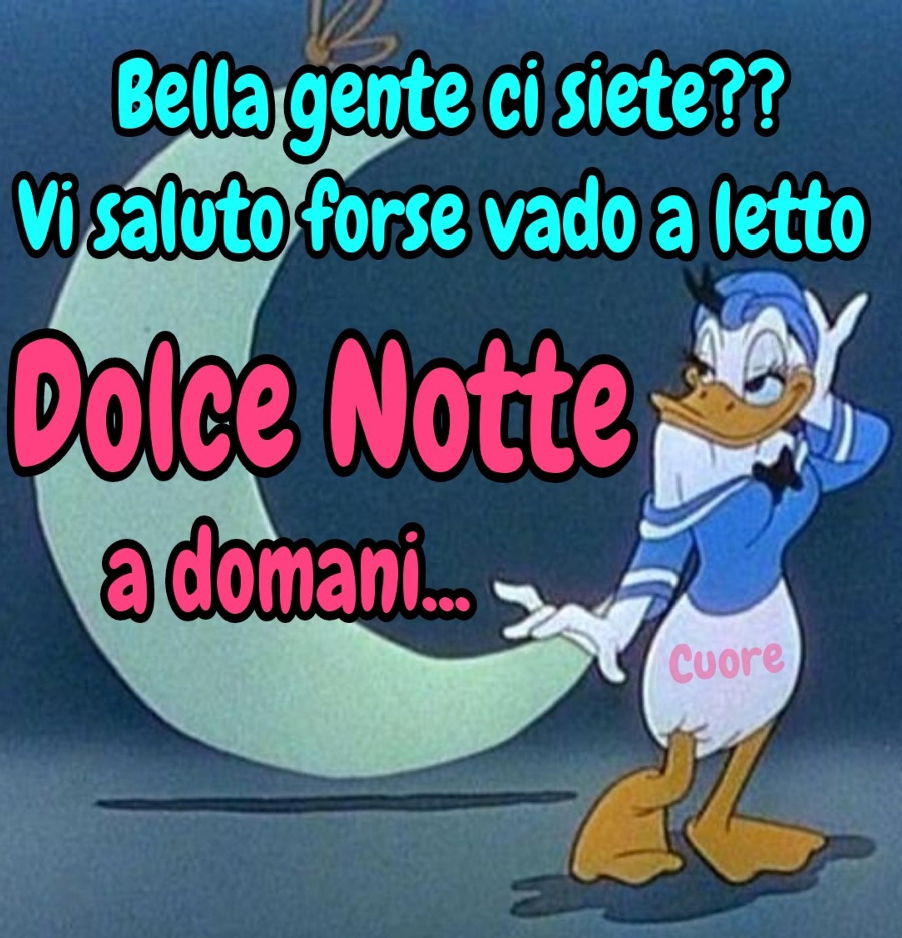 Giornata conclusa buonanotte a tutti i miei amici 1