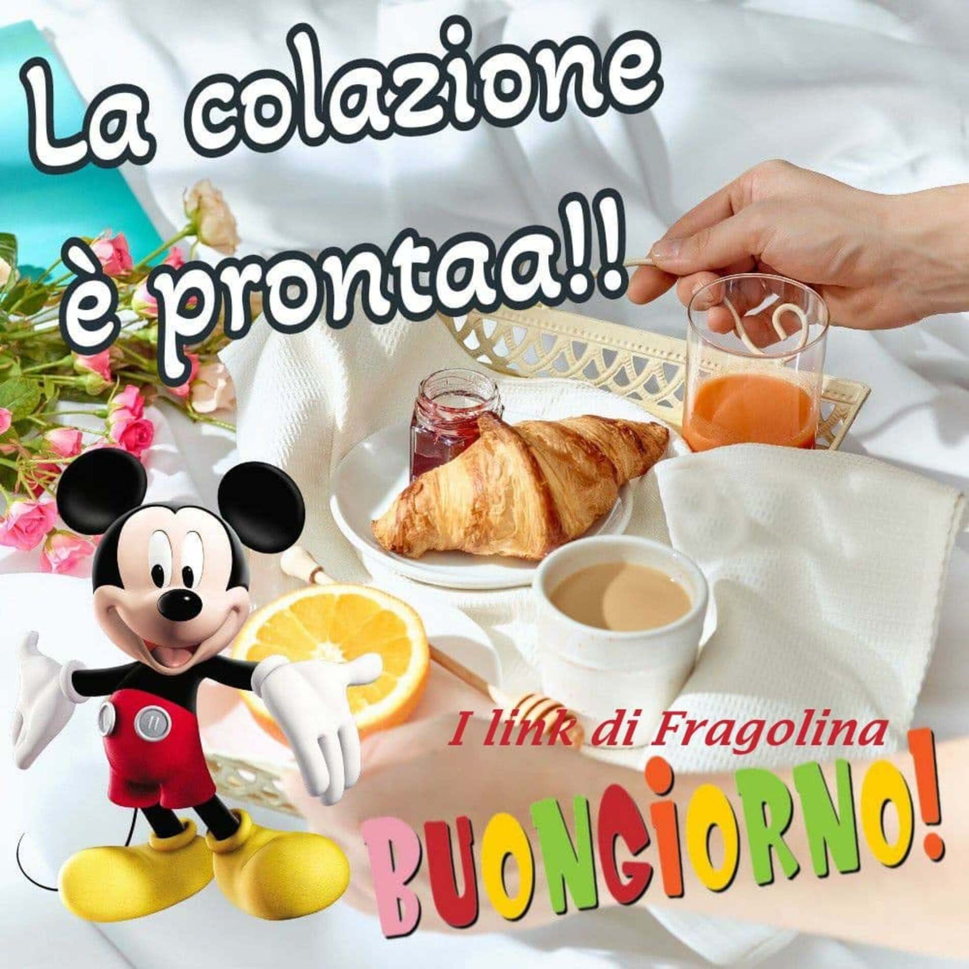 La colazione è prontaa Buongiorno Topolino