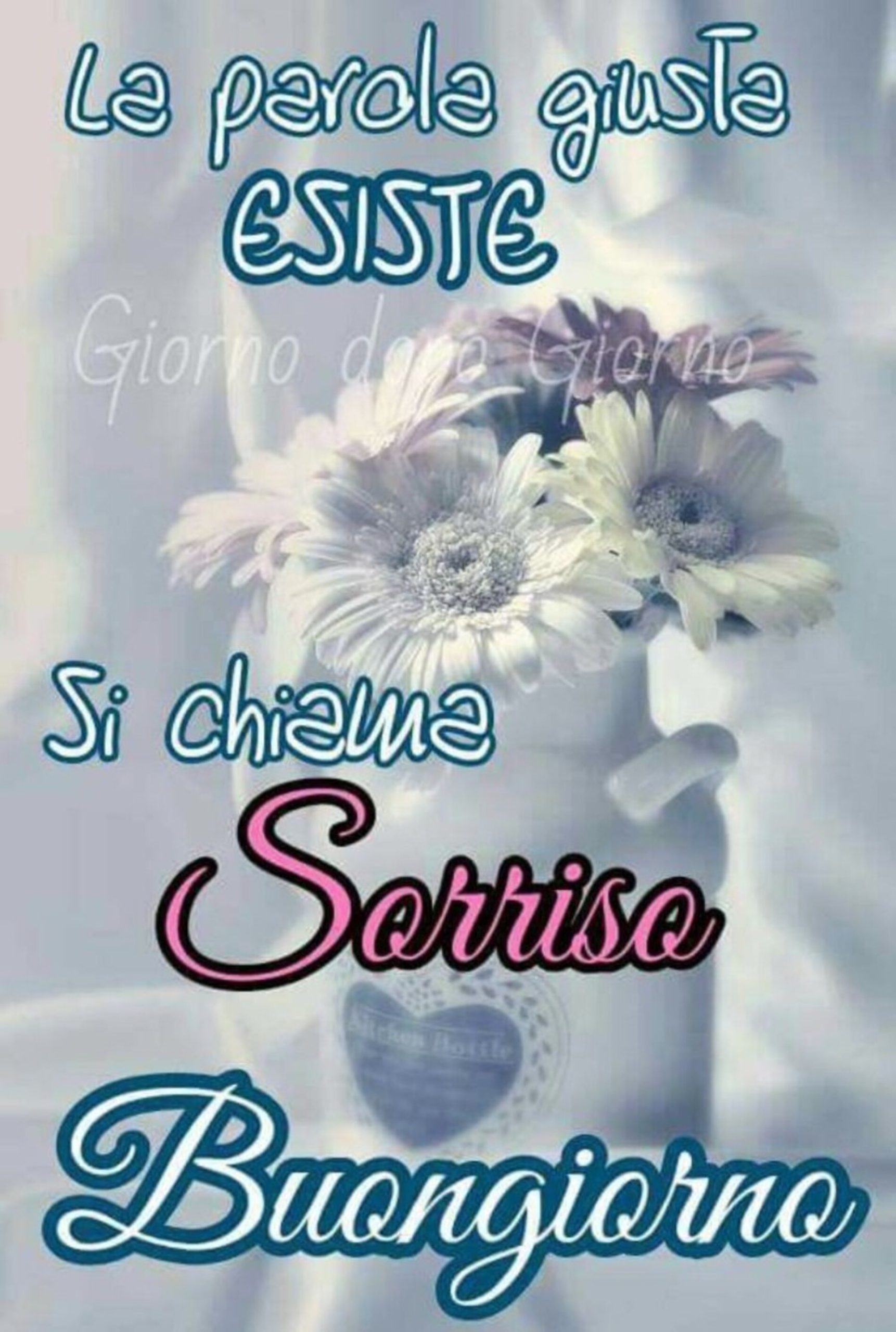 La parola giusta esiste e si chiama sorriso buongiorno