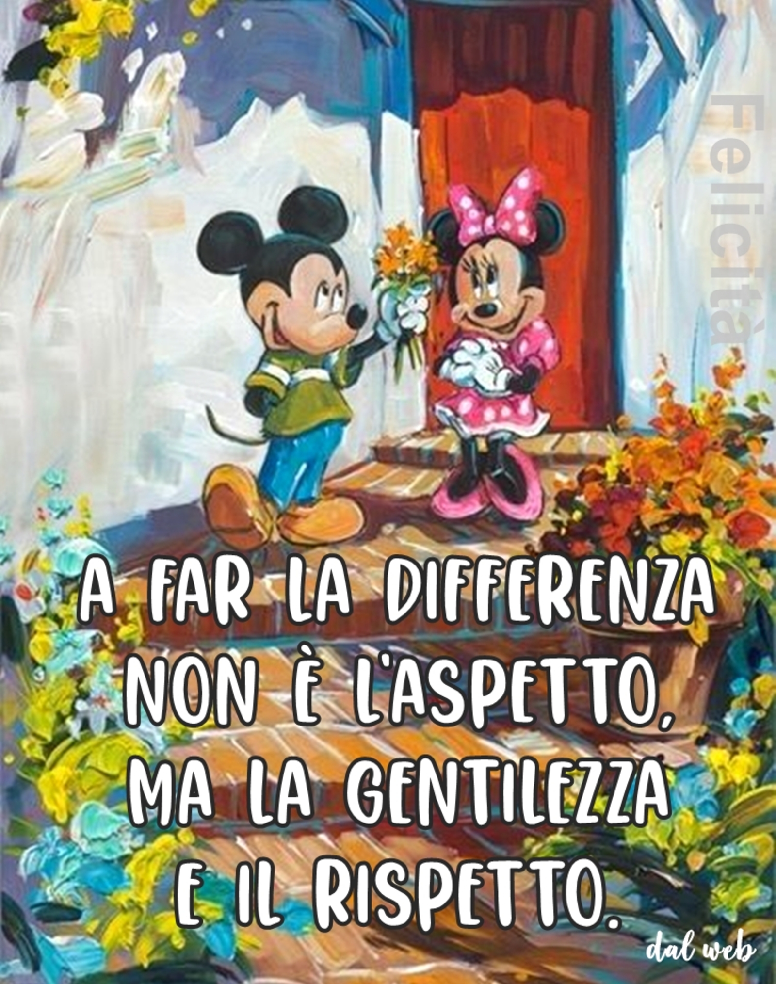 A far la differenza non è l’ aspetto ma la gentilezza e il rispetto