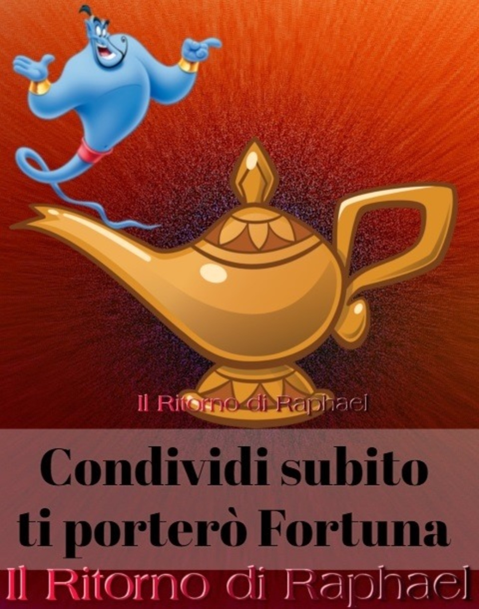 Condividi subito ti porterà fortuna