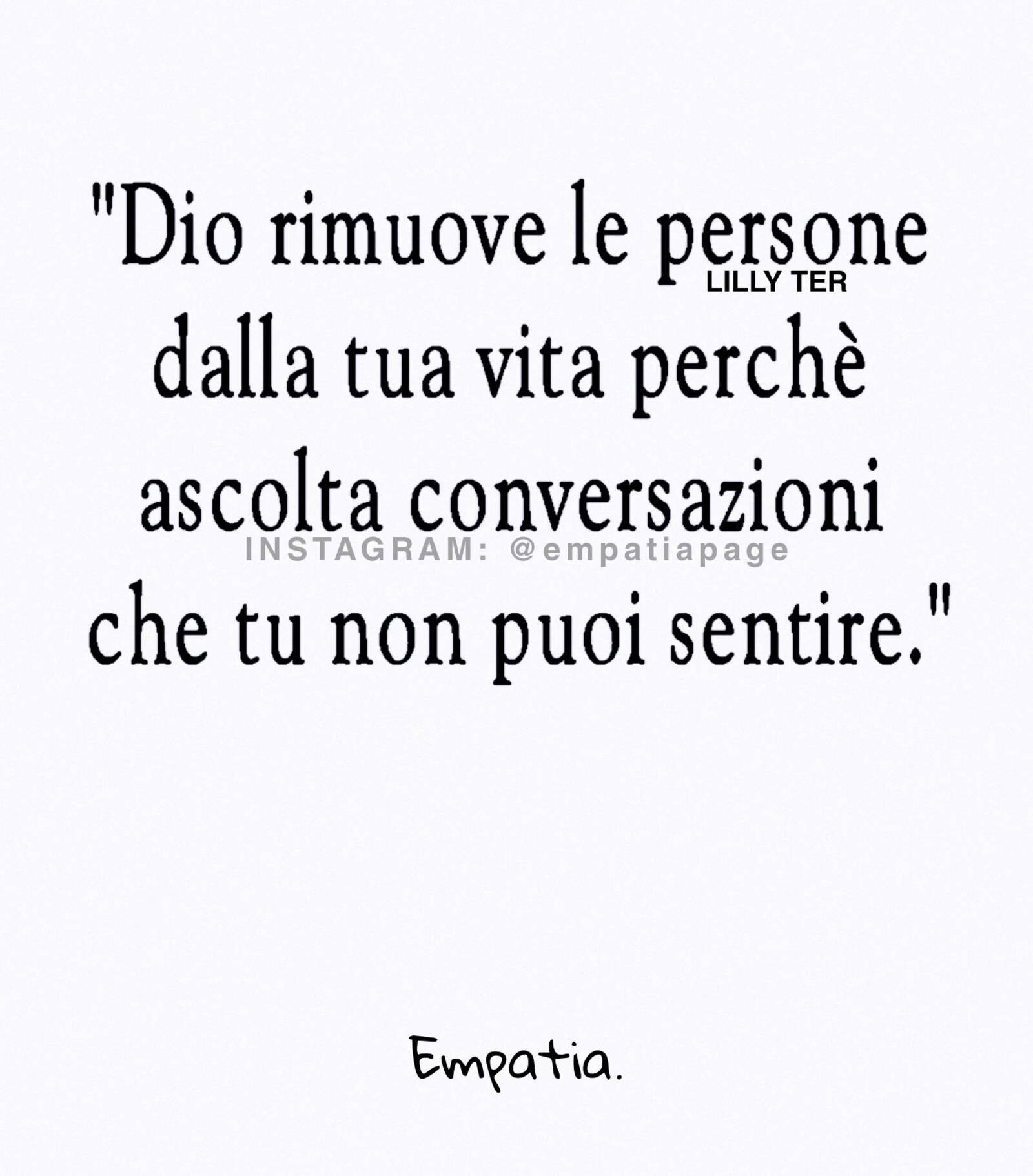 Dio rimuove le persone dalla tua vita perché ascolta conversazioni che tu non puoi sentire