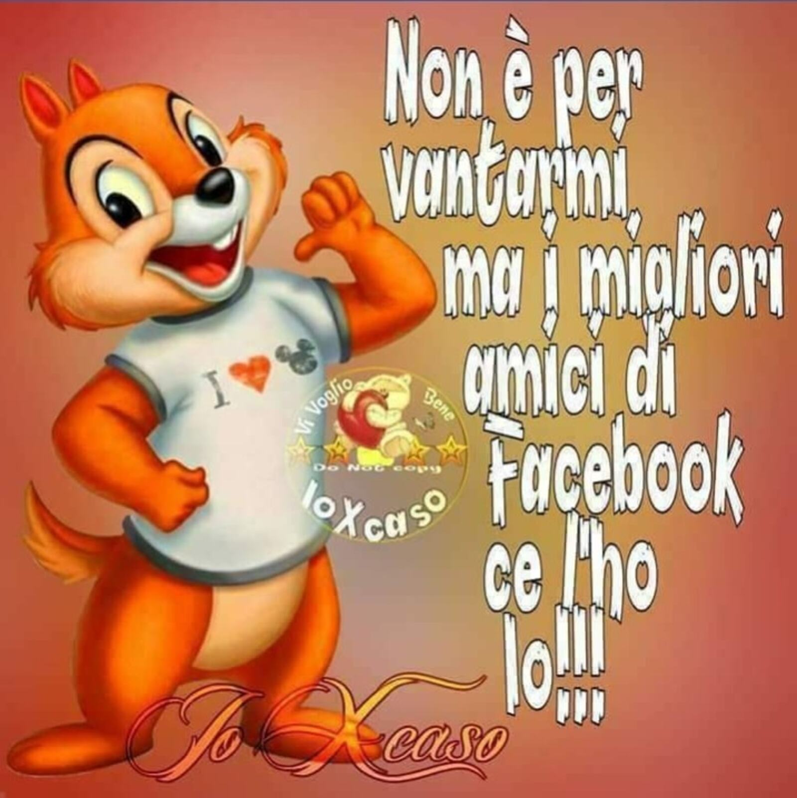 Non è per vantarmi ma i migliori amici di Facebook ce l’ ho io