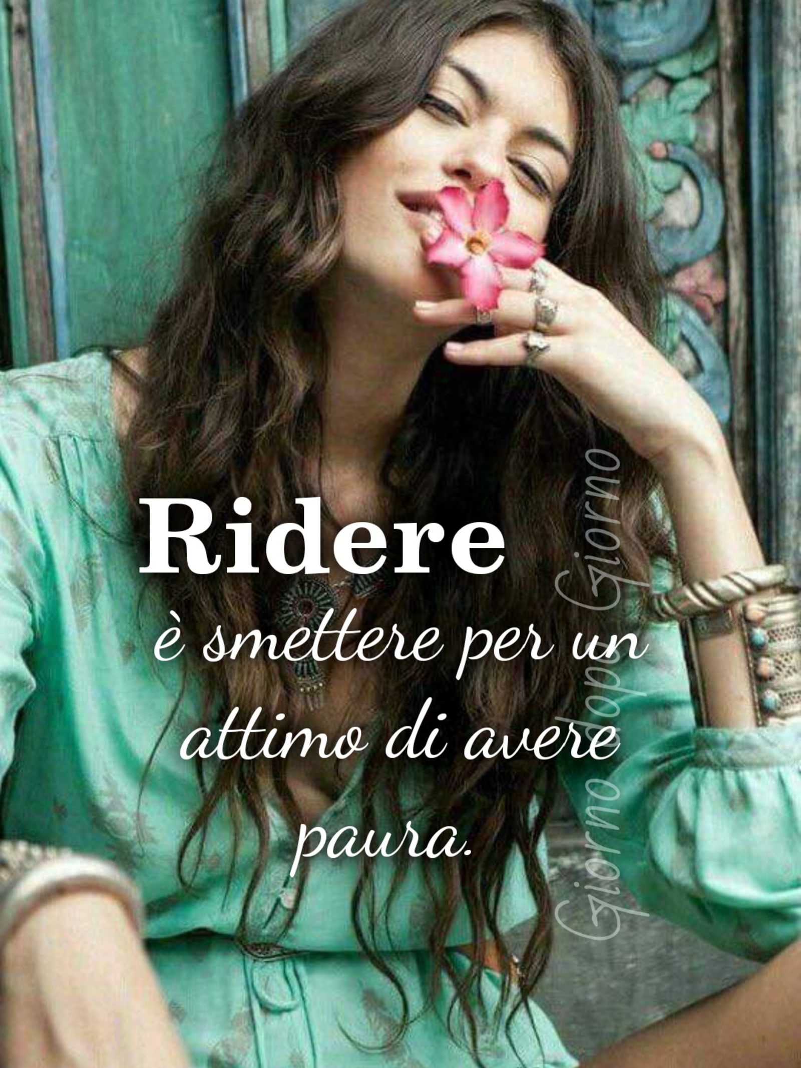 Ridere è ammettere per un attimo di avere paura