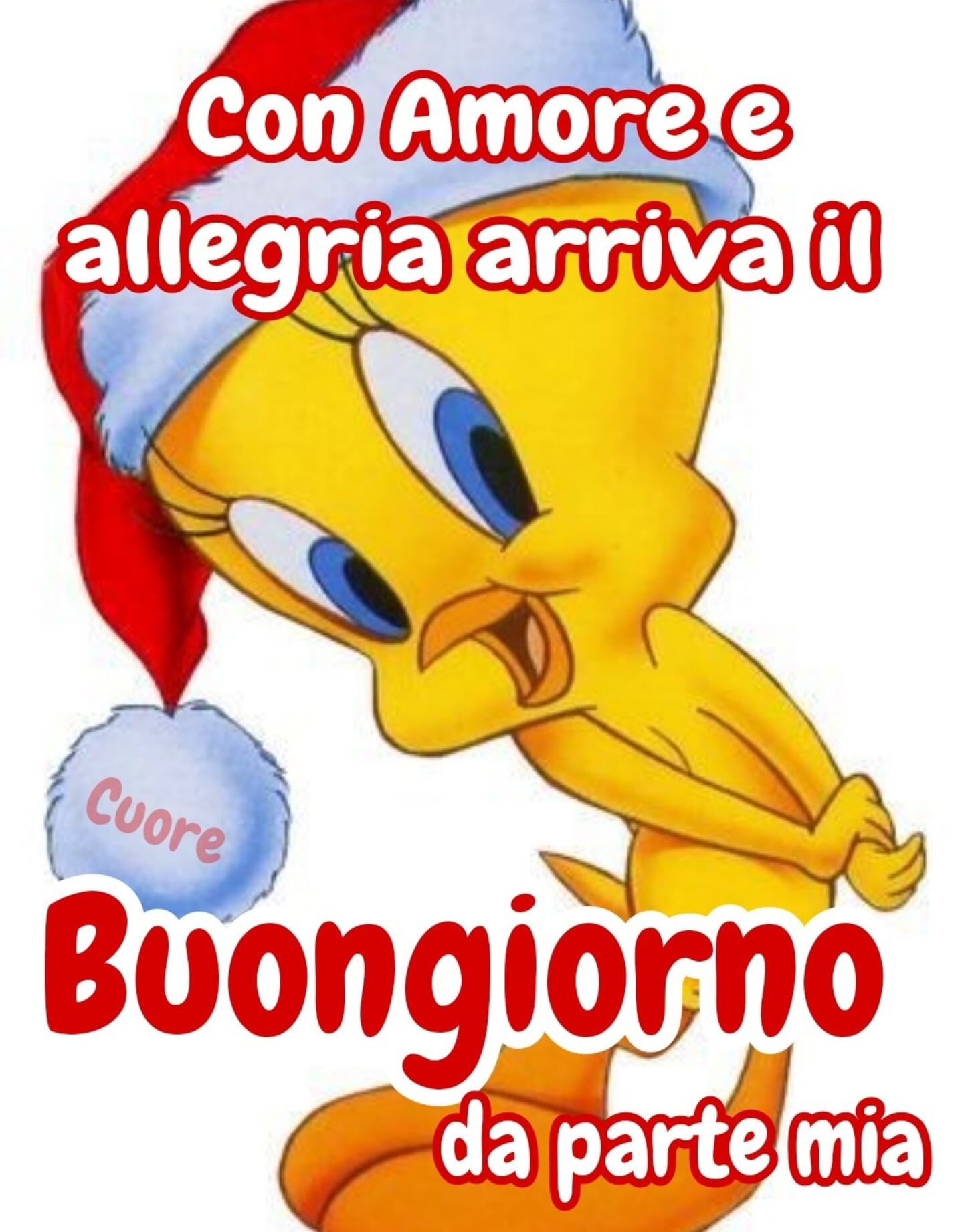 Con amore e allegria arriva il Buongiorno da parte mia