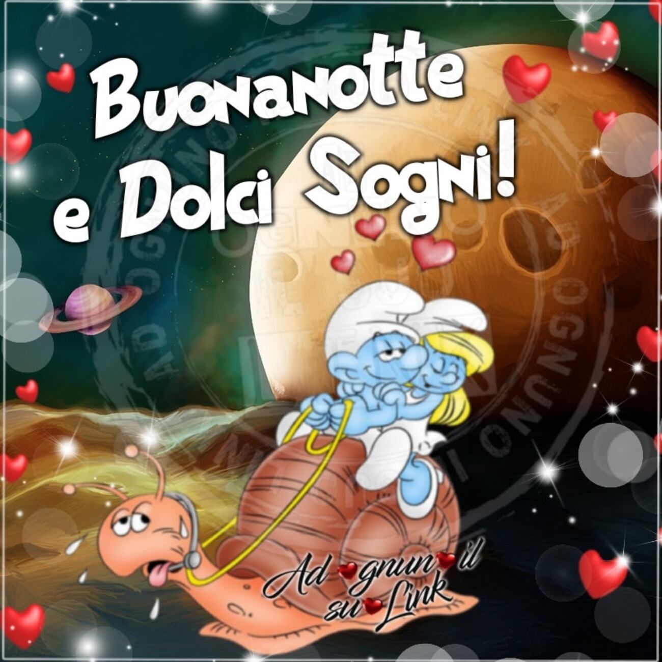 Buonanotte e Dolci Sogni dai Puffi