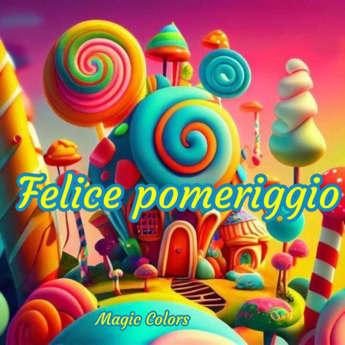 Felice e coloratissimo pomeriggio