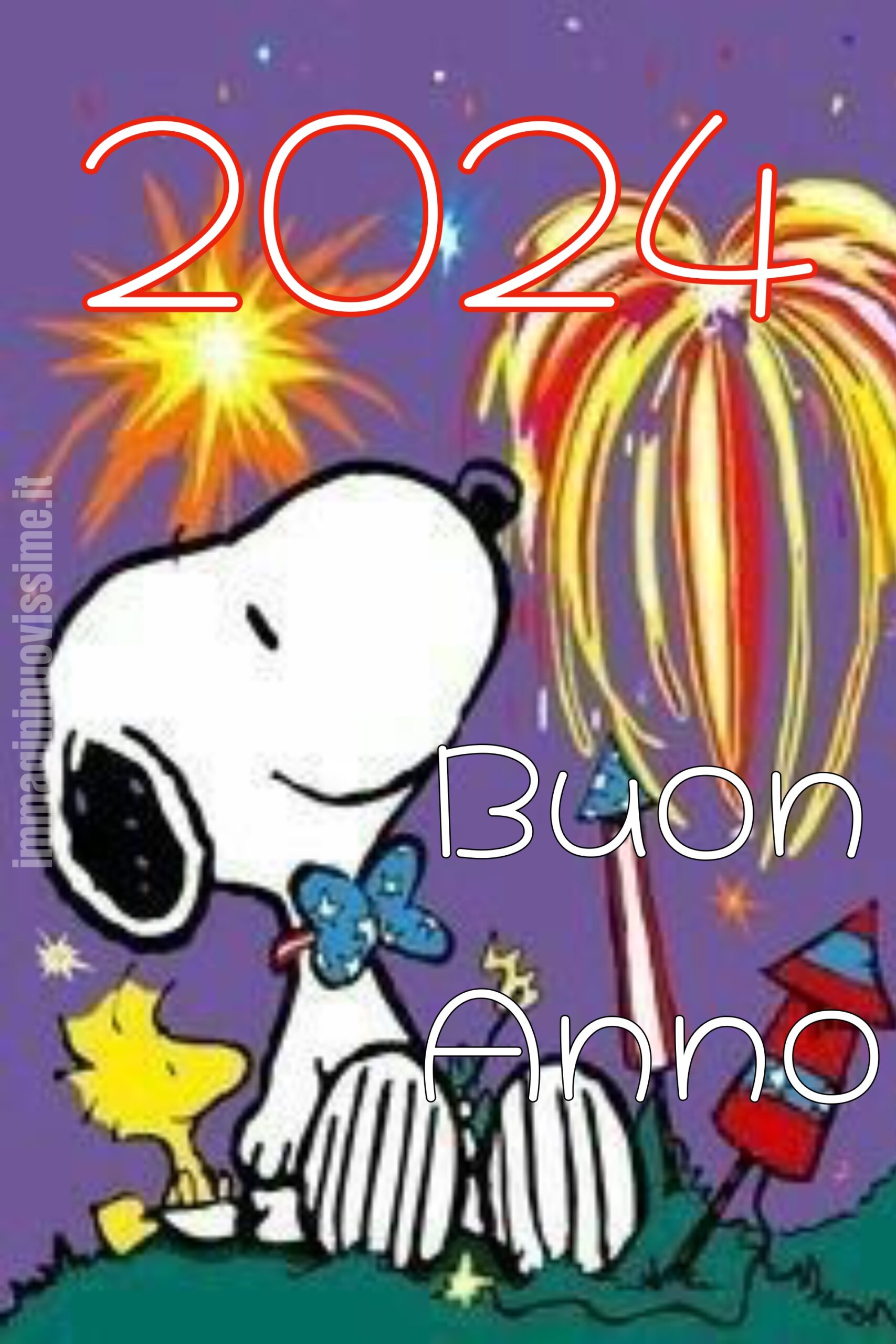 Buon Anno 2024 Snoopy